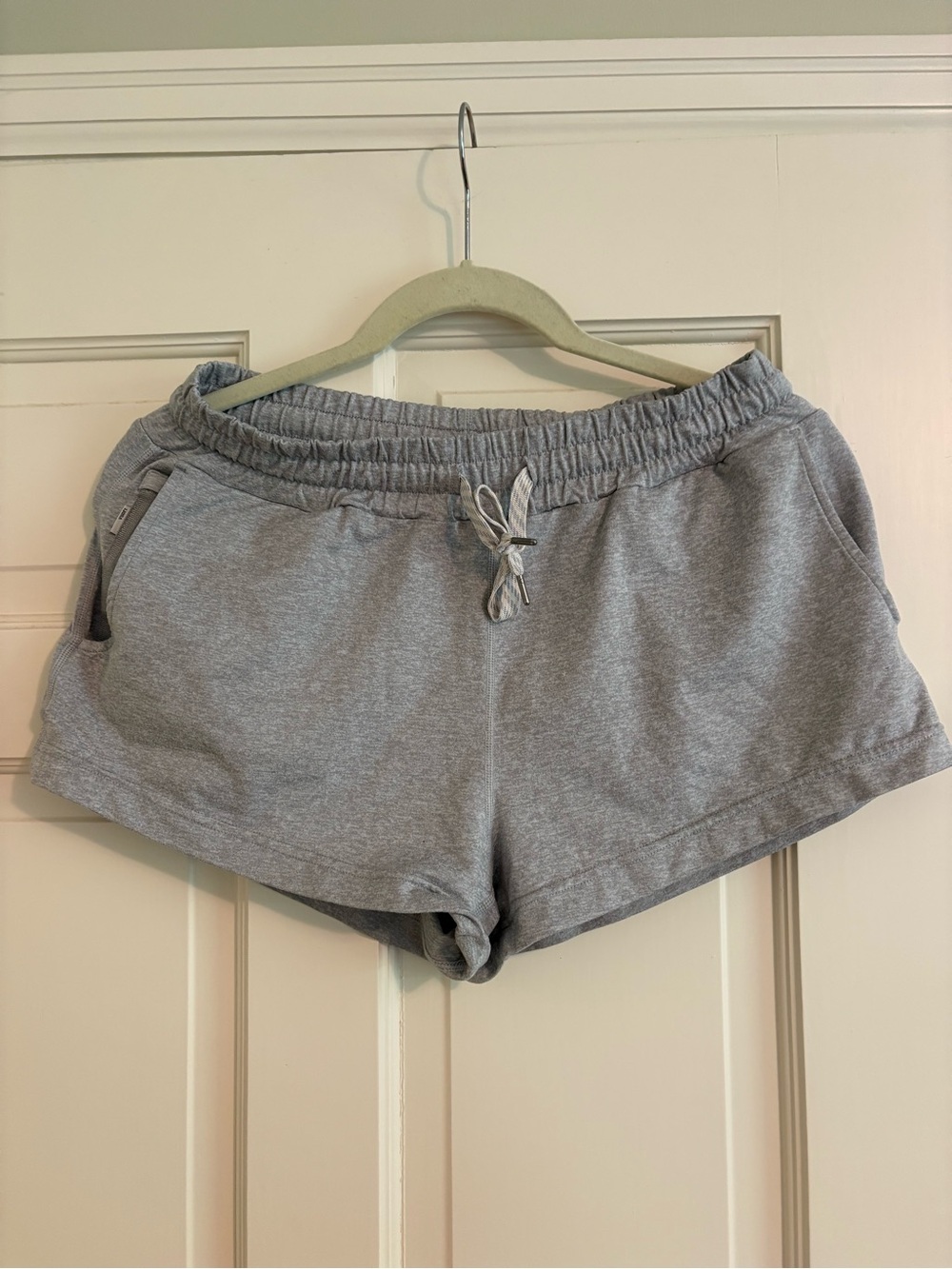 Vuori Heather Gray Athletic Lounge Shorts